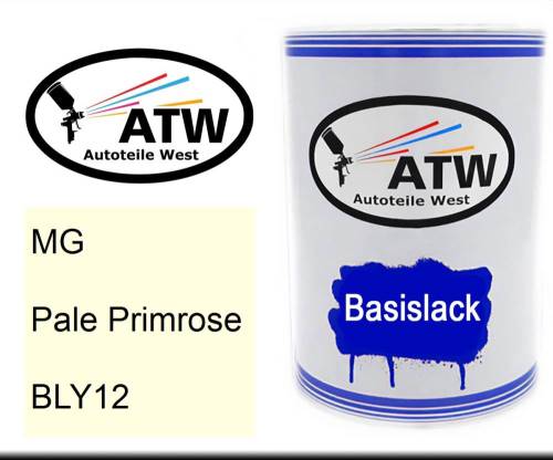 MG, Pale Primrose, BLY12: 500ml Lackdose, von ATW Autoteile West.